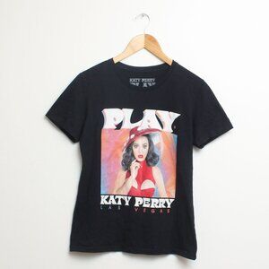Katy Perry  Play Shirt Youth Large Black Las Vegas Concert Tee